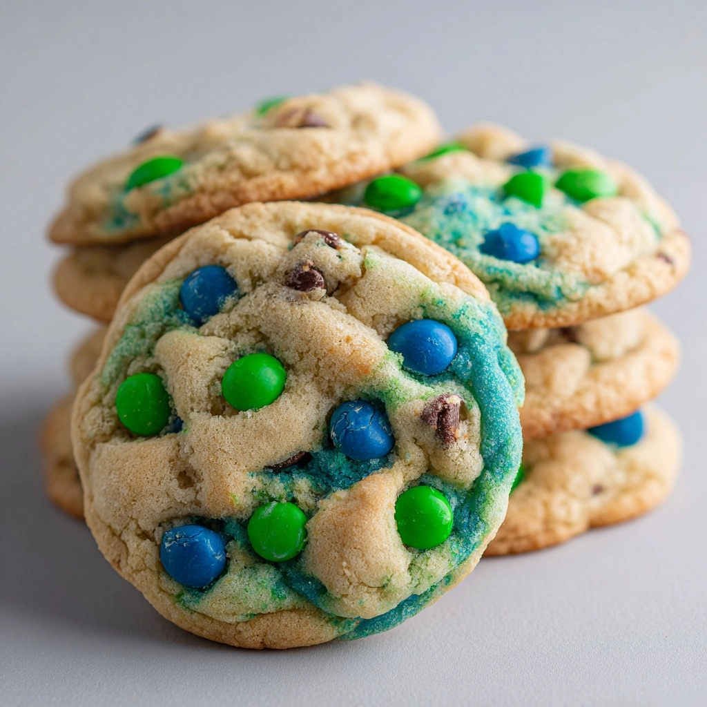 Soft & Chewy Cookie Monster Cookies