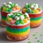 St. Patrick's Day Rainbow Snack Cups - Momdot.com
