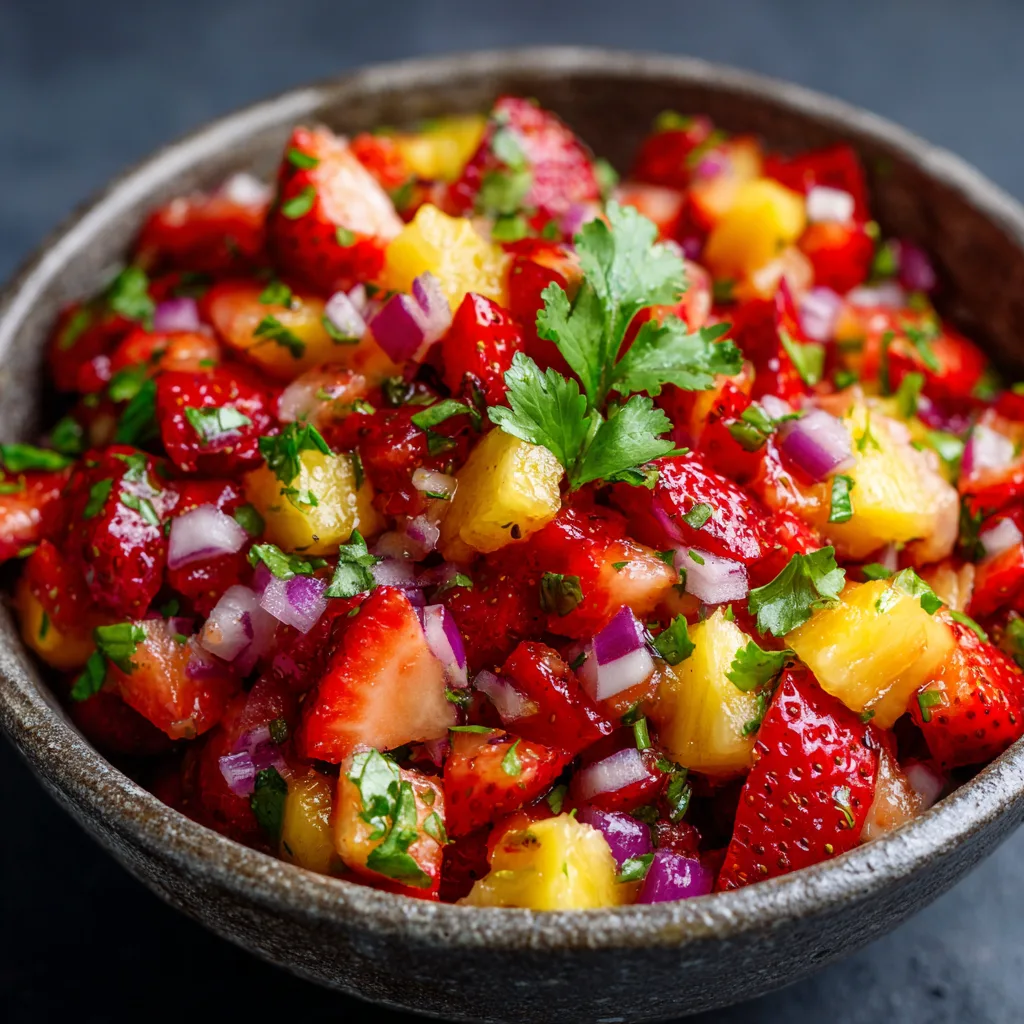 Strawberry Pineapple Salsa