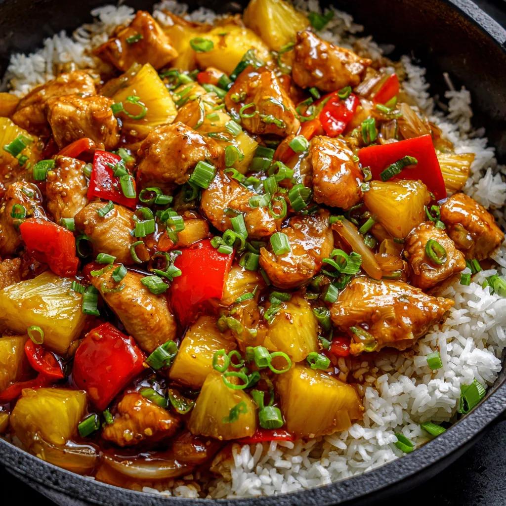 Sweet and Savory Pineapple Chicken and Rice Recipe | Rice recipes, Pineapple chicken, Chicken