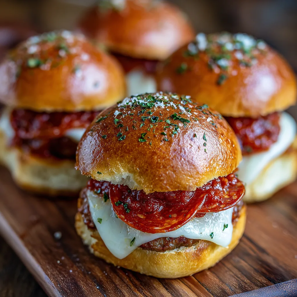 Tasty Chopped Italian Sliders! 🍔