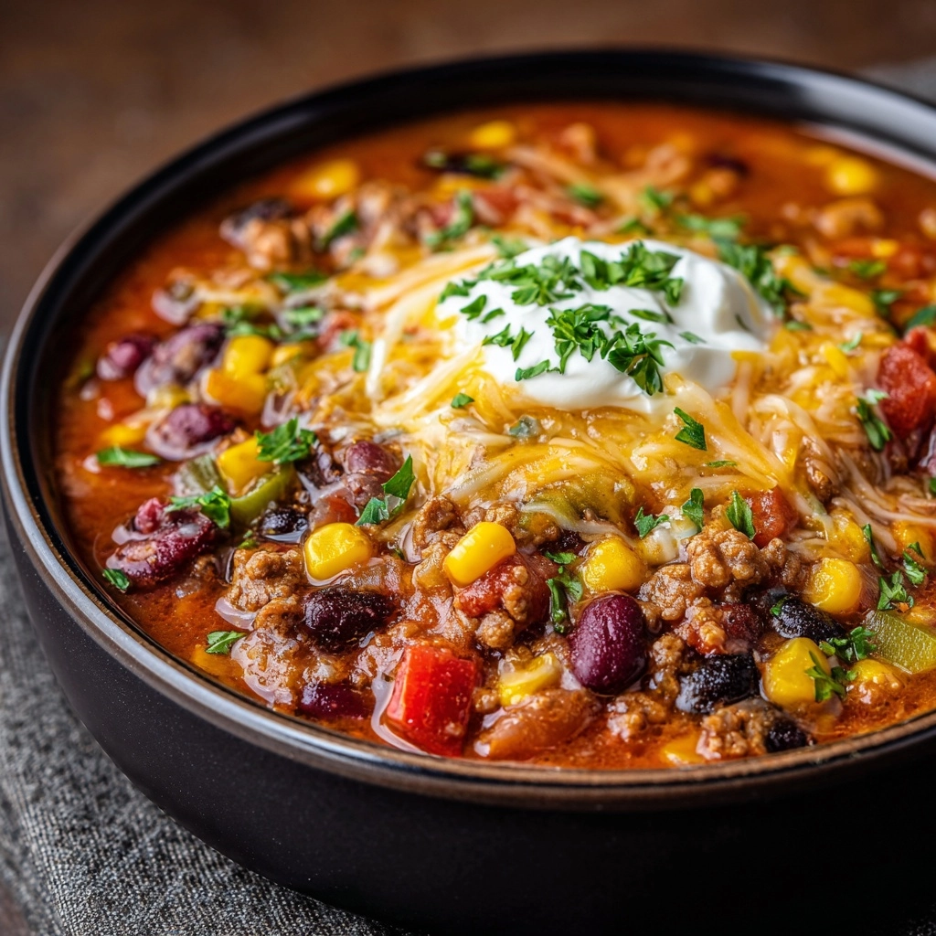 The BEST Taco Soup