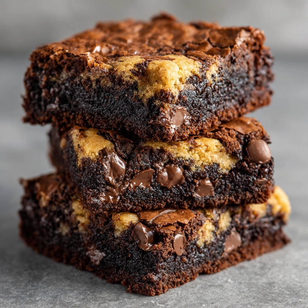 The Best Fudgy Chewy Browkies (Brookies) - Savvy Bites