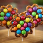 VALENTINE'S PRETZEL & M&M FLOWERS - SWEET TREAT VIDEO (@themightychickpea TIKTOK)