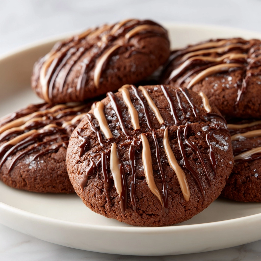 Valentine ganache cookies