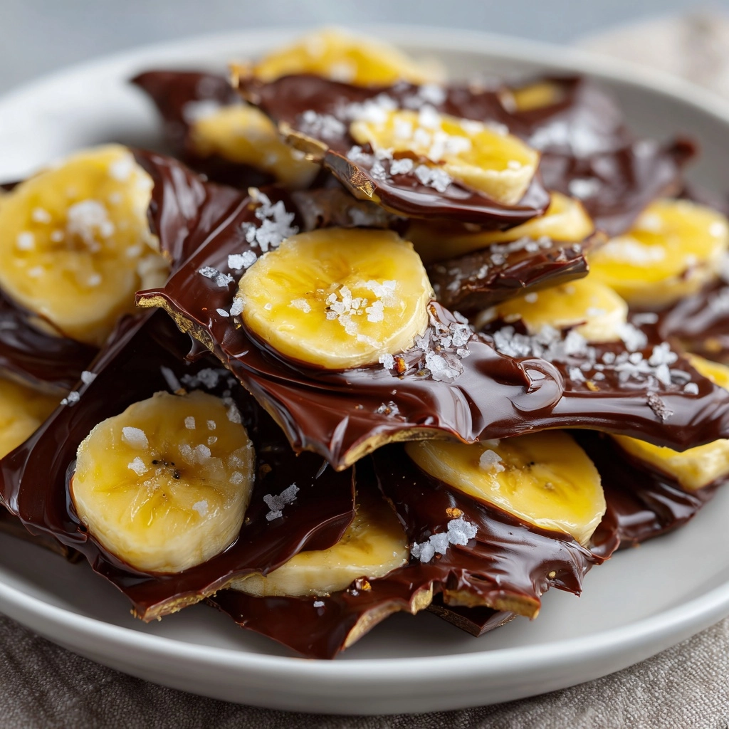 Viral Chocolate Banana Bark - 3 Ingredients