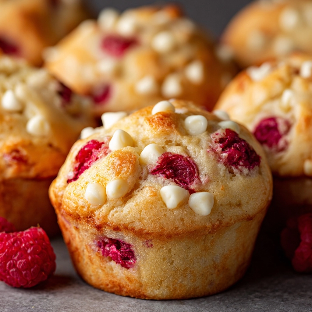 White Chocolate Raspberry Muffins