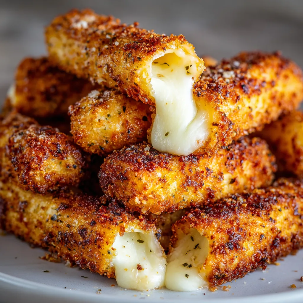 Air Fryer Mozzarella Sticks (Homemade & Crispy)