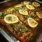 Baked Lemon Herb Salmon (Lenten Friday Dinner)