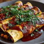 Black Bean and Sweet Potato Enchiladas (Vegan & Lent-Friendly)