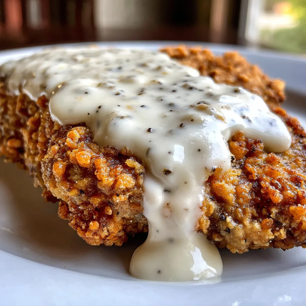 Chicken Fried Steak with Country Gravy