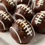 Chocolate Peanut Butter Football Truffles (Sweet Snack)