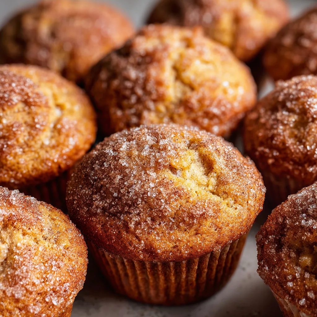 Cinnamon Sugar Banana Bread Muffins