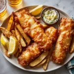 Classic Beer-Battered Fish and Chips (Friday Fish Fry)