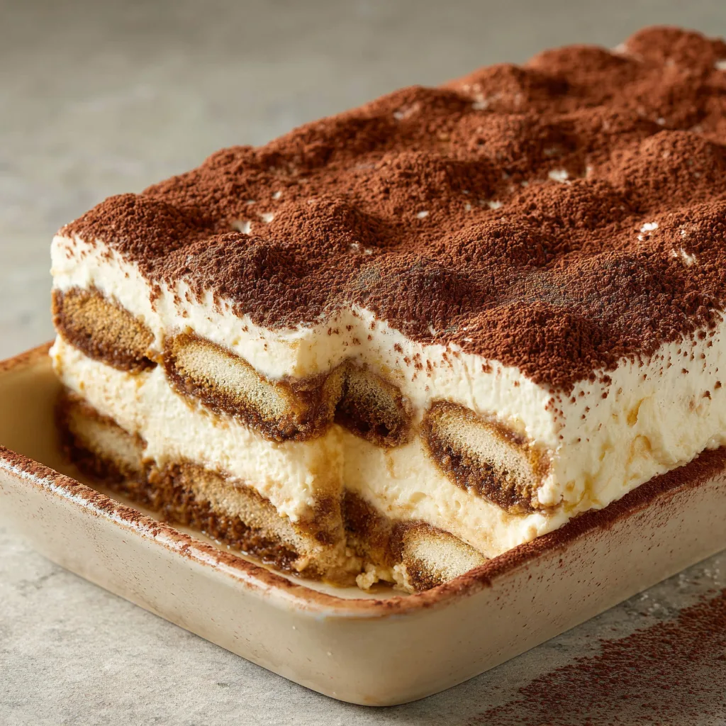 Classic Tiramisu (No-Bake Italian Dessert)