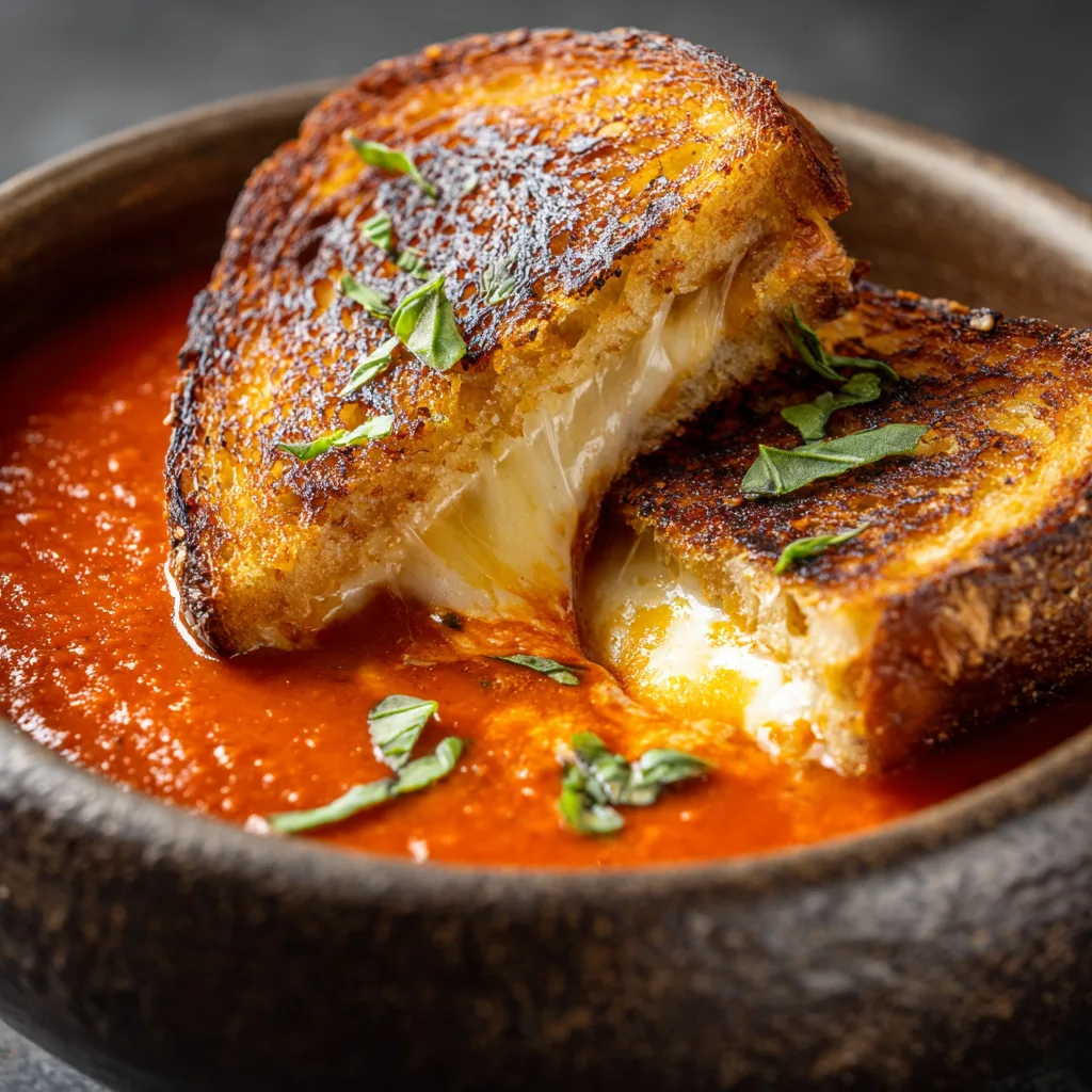Classic Tomato Soup & Gooey Grilled Cheese