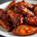 Crispy Baked Honey-Sriracha Chicken Wings