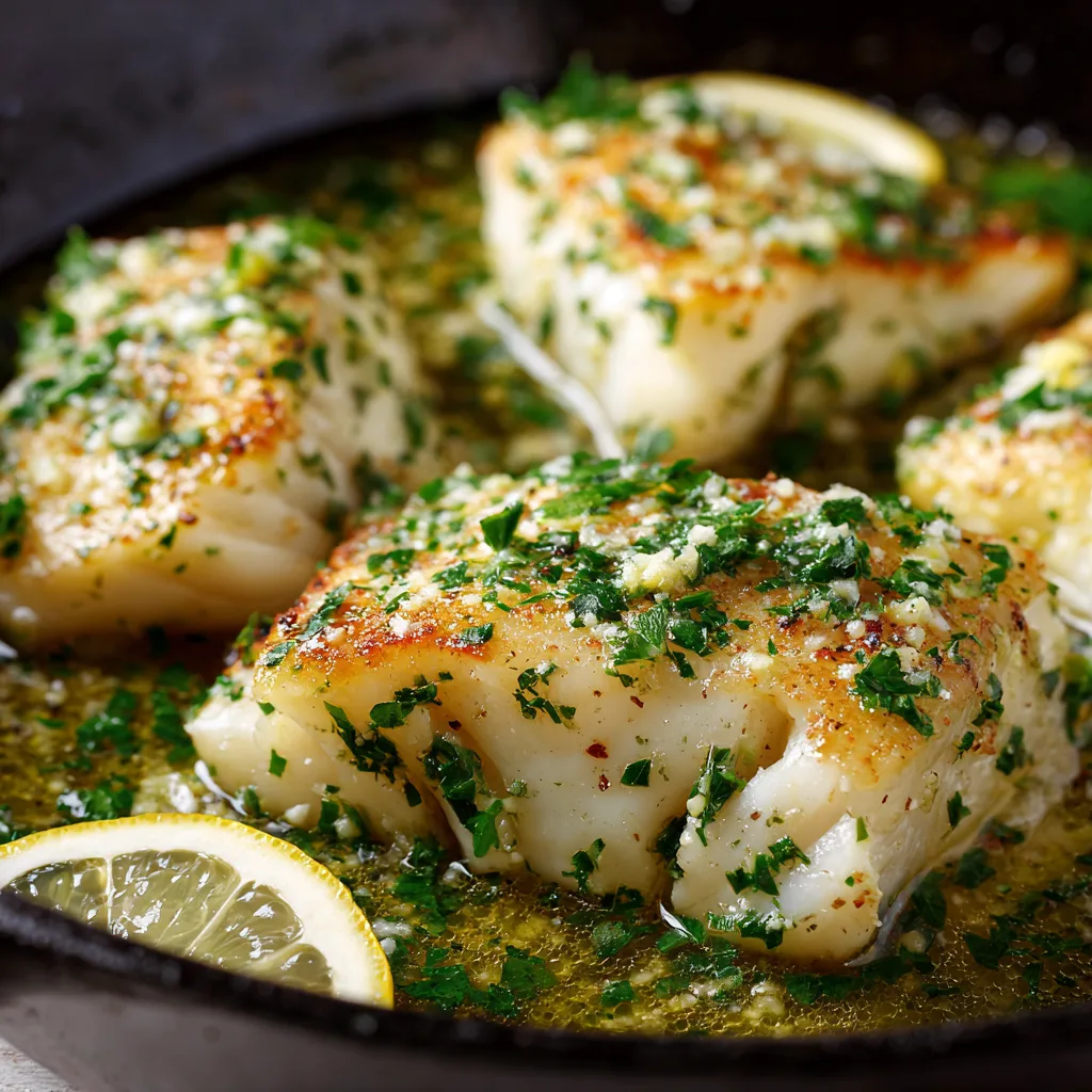 Garlic Butter Baked Cod (Easy Fish Dinner)