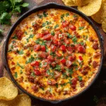 Gooey Loaded Queso Dip with Chorizo
