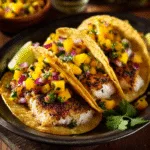 Grilled Fish Tacos with Mango Salsa