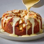 Irish Apple Cake with Custard Sauce
