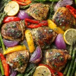 Lemon Herb Chicken and Spring Vegetables (Sheet Pan Dinner)