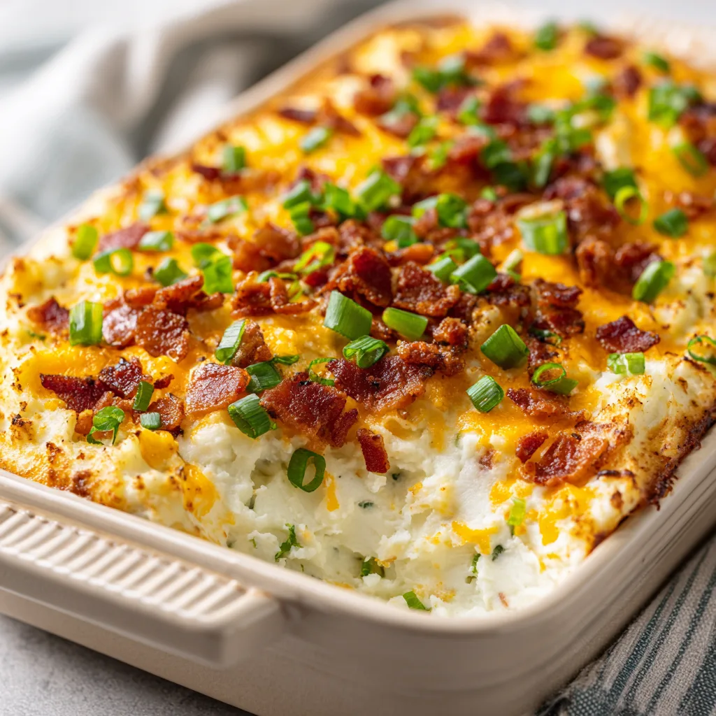 Loaded Mashed Potato Casserole
