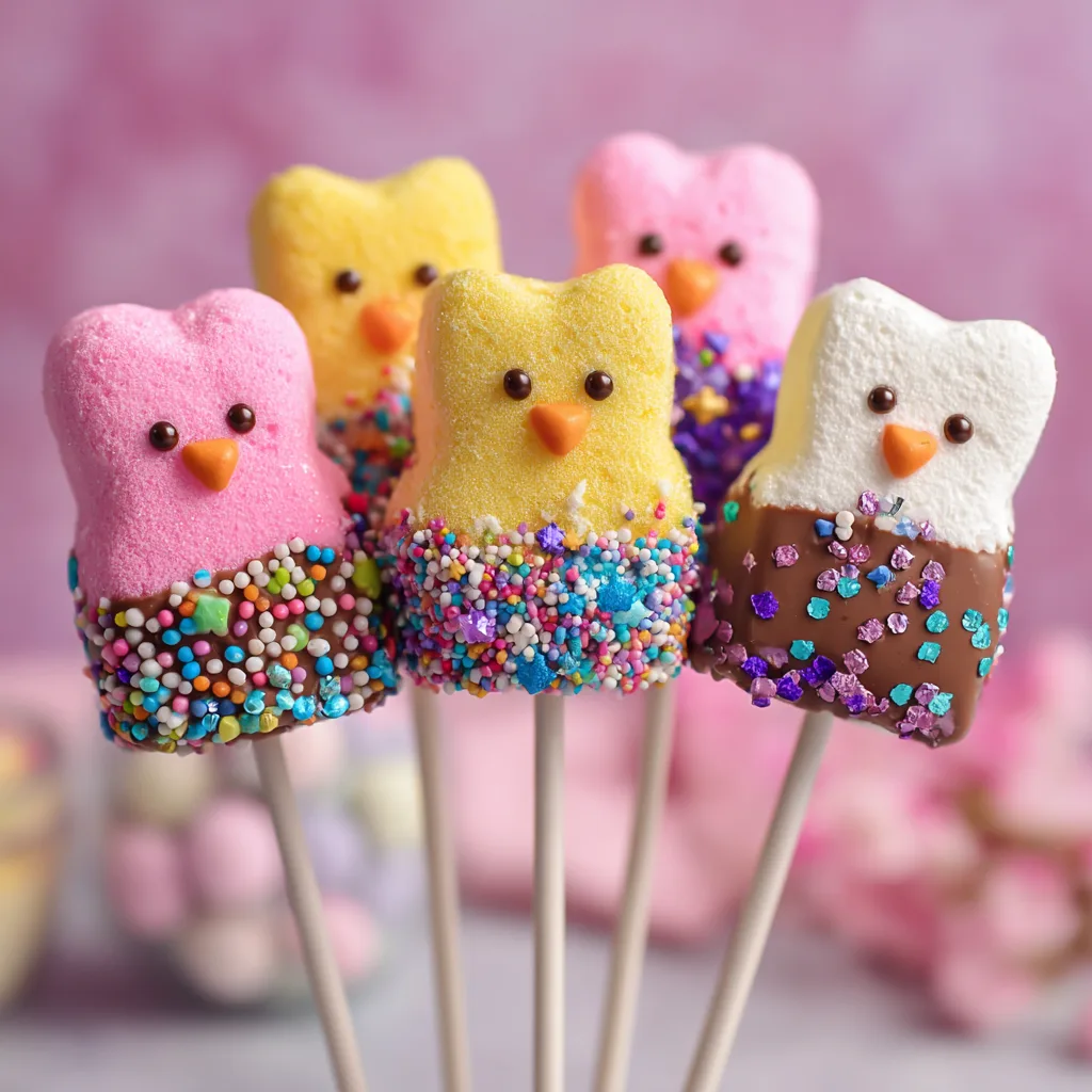 Marshmallow Peeps Pops (Easter Treat)