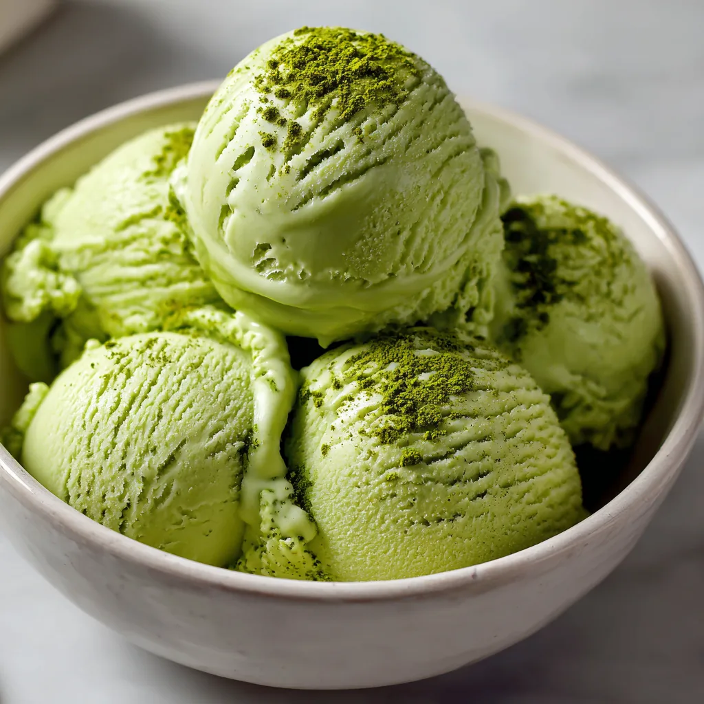 Matcha Green Tea Ice Cream (No Churn)