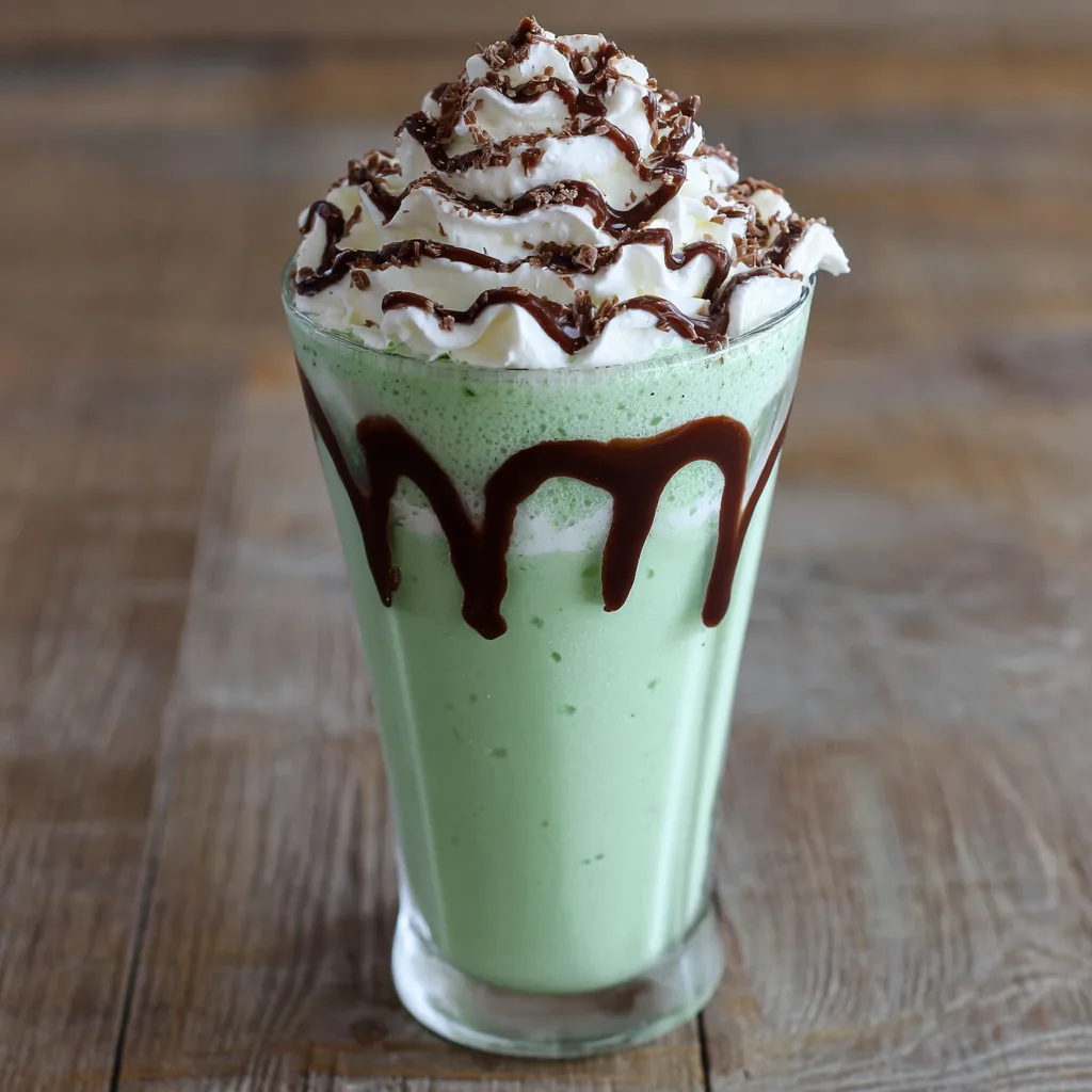 Mint Chocolate Shamrock Shake (Copycat)