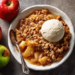 Old-Fashioned Apple Crisp with Oat Topping