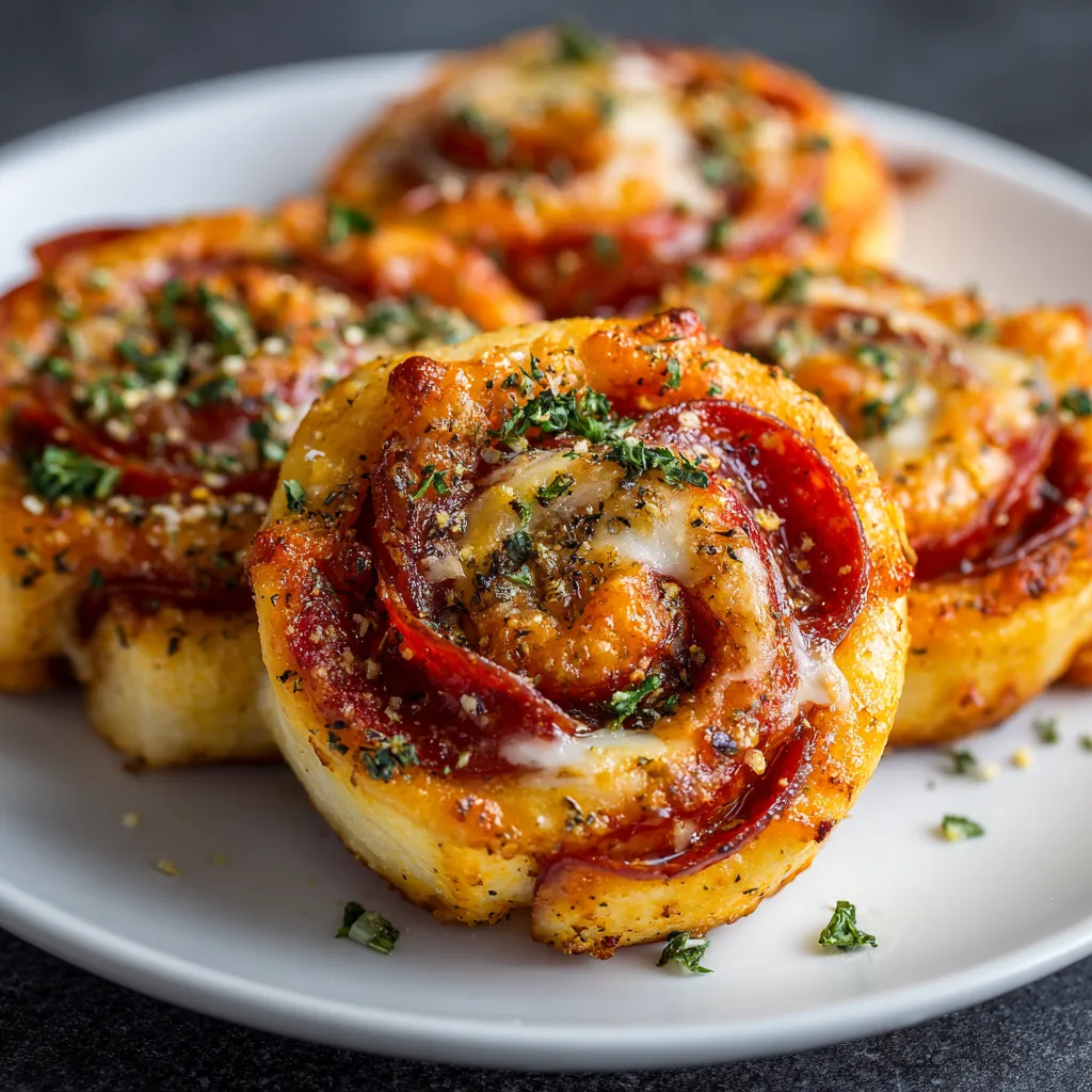 Pepperoni Pizza Pinwheels (Kid-Friendly Snack)