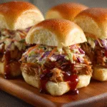 Pulled Pork Sliders with Tangy Slaw
