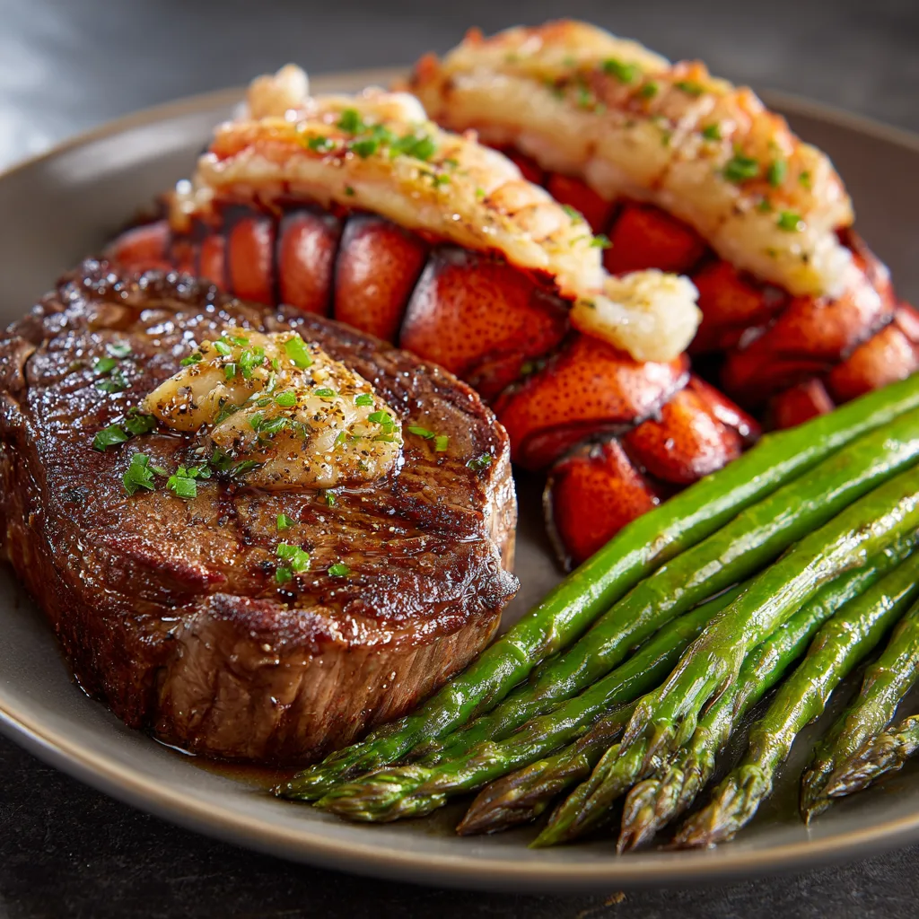Romantic Surf-and-Turf Steak Dinner for Two