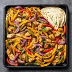 Sheet Pan Chicken Fajitas (Quick Cleanup)