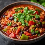 Skinny Slow Cooker Turkey Chili