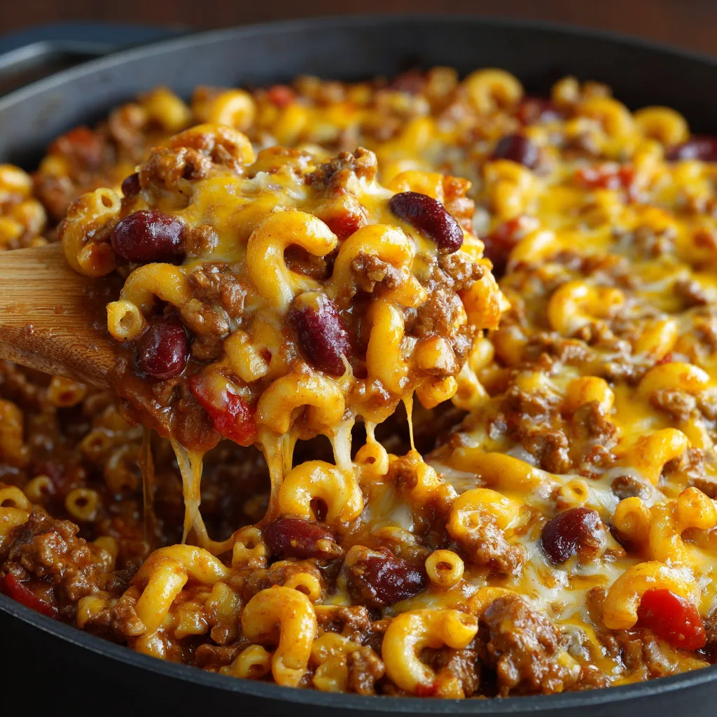 Ultimate Chili Mac (Chili-Cheese Pasta)