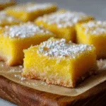 Vegan Lemon Bars (Gluten-Free)