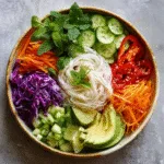 Vegan Spring Roll Bowl (Deconstructed Fresh Rolls)