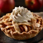 Warm Apple Pie with Cinnamon Whipped Cream