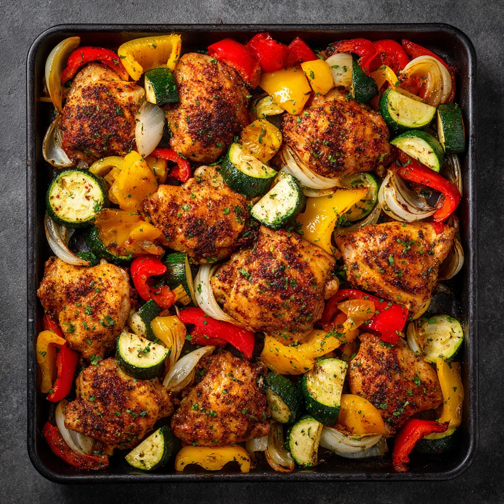 Air Fryer Cajun Chicken Traybake: The One-Pot Cleanup Dream