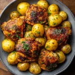 Air Fryer Chicken Thighs and Potatoes: The $10 Family Dinner Hack