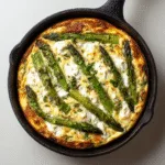 Asparagus and Goat Cheese Frittata: A Low-Waste Easter Classic
