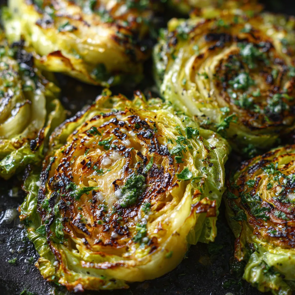Blistered Cabbage Steaks with Garlic Butter (2026's New Kitchen MVP)