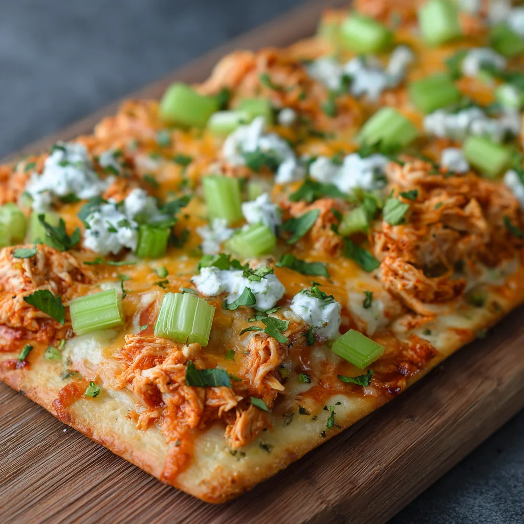 Buffalo Chicken Flatbread: A 10-Minute High-Protein Dinner Win