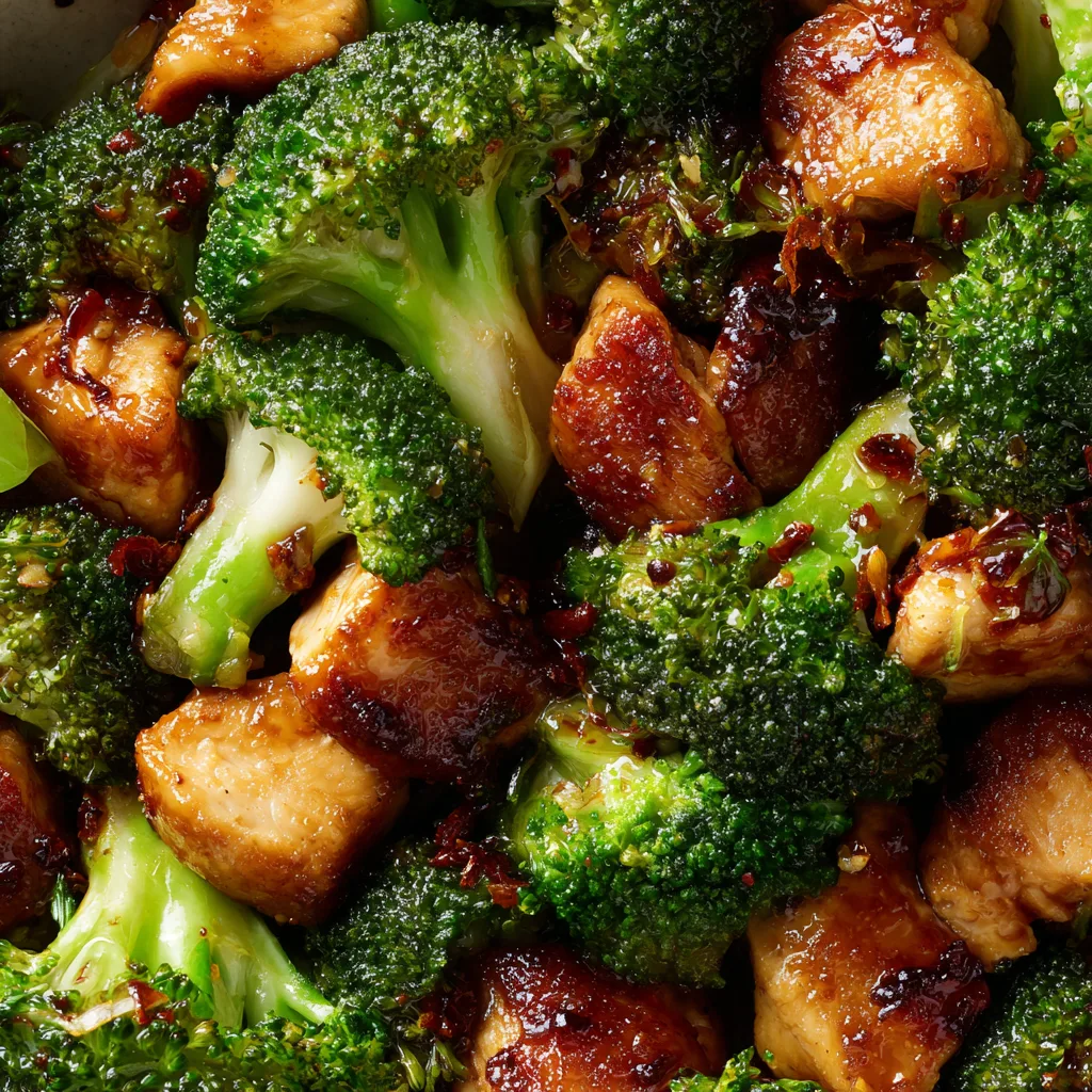 Chili Garlic Air Fryer Chicken and Broccoli (29g Protein, 9g Carbs)