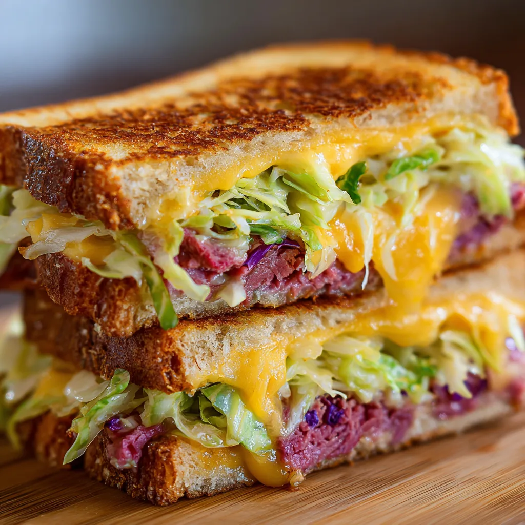 Corned Beef and Cabbage Grilled Cheese: The Cozy Holiday Sandwich