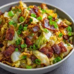 Crispy Southern Fried Cabbage with Bacon and Sweet Onions