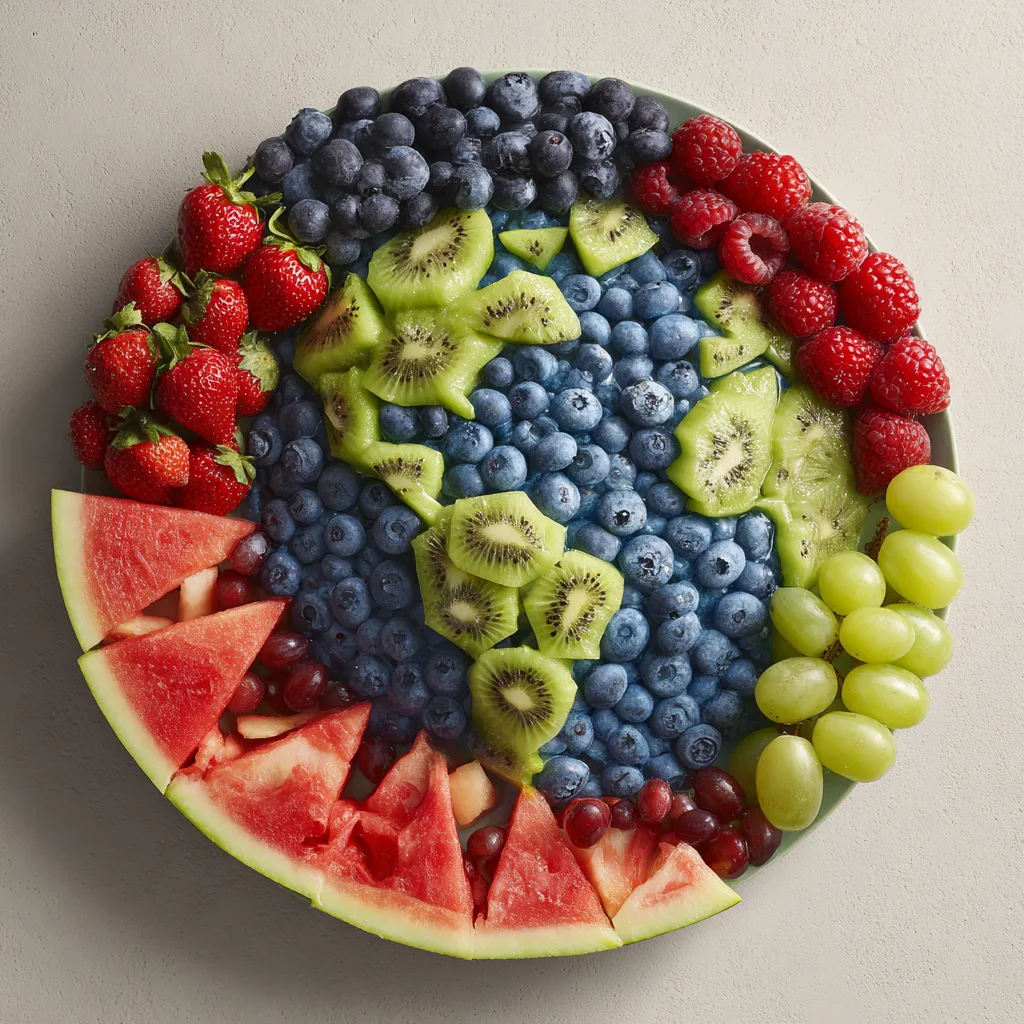 Earth Day Fruit Salad Plate: A Healthy Snack That Looks Like a Globe