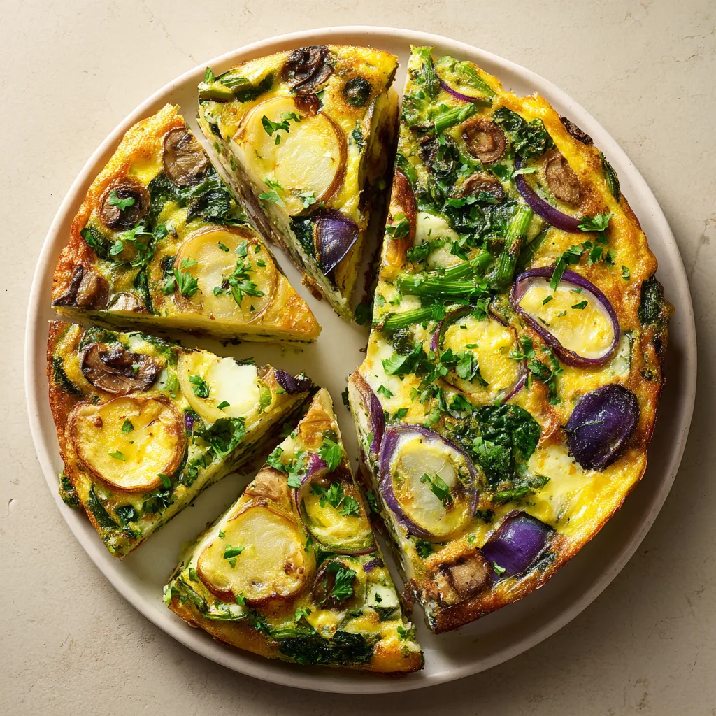 Farmer’s Market Frittata: Using Leftover Veggies in a Cheesy Spring Embrace